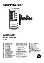 CST/BERGER LASERMARK LLD20 Original Instructions Manual предпросмотр