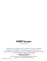 Preview for 80 page of CST/BERGER LM30 Instruction Manual