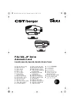 CST/BERGER PAL/SAL N Series Original Instructions Manual preview