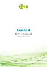 CST CemTest User Manual preview