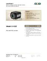 Preview for 1 page of CST LunaVision+ LV-332 Operation Manual