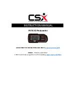 Preview for 1 page of CSX P375 3D Instruction Manual