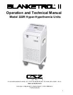 CSZ 222R Operation And Technical Manual предпросмотр