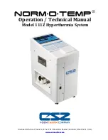 Предварительный просмотр 1 страницы CSZ NORM-O-TEP 111Z Operation & Technical Manual