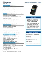 CT PAYMENT PAX D210 Quick Reference Manual preview