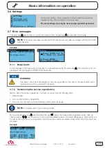 Preview for 25 page of CTA Optiplus 3 Operating Manual