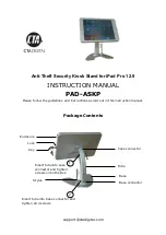 CTA PAD-ASKP Instruction Manual предпросмотр