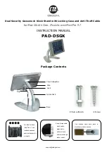 CTA PAD-DSGK Instruction Manual предпросмотр