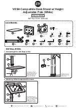 Предварительный просмотр 1 страницы CTA PAD-VADMWE Instruction Manual