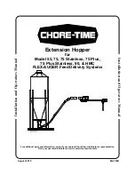 Предварительный просмотр 1 страницы CTB Chore-Time Installation And Operator'S Manual