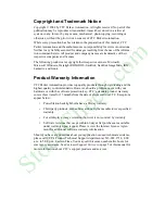 Preview for 2 page of CTC Parker Automation PowerStation PA Series User Manual