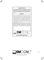 Preview for 62 page of CTC Union Clatronic BKW 3615 Instruction Manual