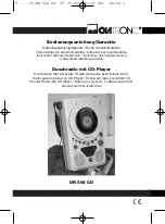 CTC Union Clatronic DR 564 CD Instruction Manual & Guarantee preview