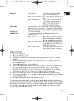 Preview for 37 page of CTC Union Clatronic DR 564 CD Instruction Manual & Guarantee