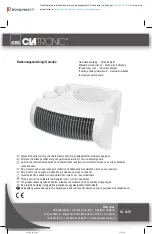 Предварительный просмотр 1 страницы CTC Union CLATRONIC HL 3379 Instruction Manual