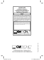 Предварительный просмотр 62 страницы CTC Union Clatronic HR 3057 Instruction Manual & Guarantee