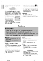 Preview for 8 page of CTC Union Clatronic MBG 3728 Instruction Manual