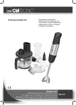 Предварительный просмотр 1 страницы CTC Union Clatronic SMS 3455 Instruction Manual