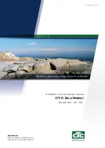 CTC Union EcoWater 300 Installation And Operating Manual предпросмотр