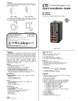 Предварительный просмотр 1 страницы CTC Union IGS-404SM Quick Installation Manual