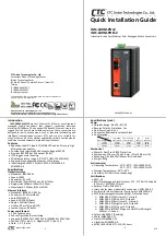 CTC Union IMC-100M-PH12 Quick Installation Manual предпросмотр