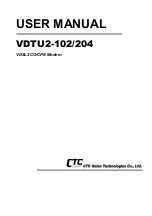 Preview for 1 page of CTC Union VDTU2-102 User Manual