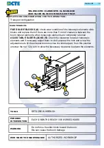 Предварительный просмотр 114 страницы CTE B-LIFT PRO Series Instructions For Use And Maintenance Manual