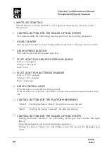 Preview for 20 page of CTE PIANOPLAN 600 J SPEEDY STANDARD Operator'S  Maintenance Manual