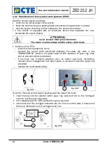 Предварительный просмотр 28 страницы CTE ZED 23.2 JH Use And Maintenance Manual