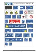 Preview for 47 page of CTE ZED 23.2 JH Use And Maintenance Manual