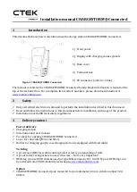 CTEK E-MOBILITY CHARGESTORM Connected Installation Manual preview