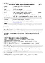 Preview for 12 page of CTEK E-MOBILITY CHARGESTORM Connected Installation Manual