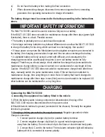 Preview for 6 page of CTEK MULTI US 3300 User Manual