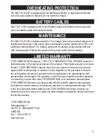 Preview for 12 page of CTEK MULTI US 3300 User Manual