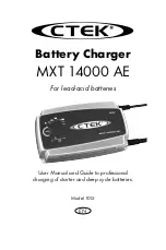 Предварительный просмотр 1 страницы CTEK MXT 14000 AE User Manual