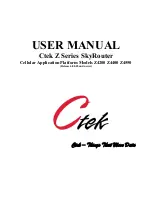 CTEK Z4550 User Manual preview