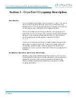 Preview for 5 page of CTI-CRYOGENICS CRYO-TORR 10 Installation, Operation And Maintenance Instructions