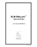 CTI Products SLM SiteLync User Manual preview