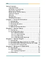 Preview for 4 page of CTI 2500-VP15 User Manual