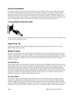 Предварительный просмотр 4 страницы CTI 2500C-2572-B Quick Start Installation Manual