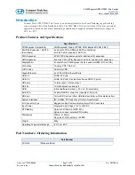 Preview for 7 page of CTI COM Express PMC/XMC Lite Carrier User Manual