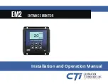 Предварительный просмотр 1 страницы CTI EM2 Series Installation And Operation Manual