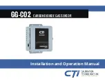 CTI GG-CO2 Installation And Operation Manual предпросмотр