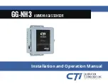 Предварительный просмотр 1 страницы CTI GG-NH3 Installation And Operation Manual