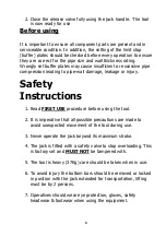 Preview for 8 page of Ctl Maxifuse Squeeze 2 3 4 6 Inch SDR Operating Instructions And Specifications