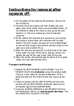 Preview for 11 page of Ctl Maxifuse Squeeze 2 3 4 6 Inch SDR Operating Instructions And Specifications