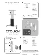 Ctouch Wallom mobile lift Installation Manual предпросмотр