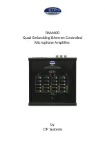CTP Systems RMA400 Manual preview