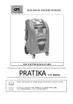 Предварительный просмотр 1 страницы CTR Group PRATIKA User And Maintenance Manual