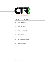 Preview for 1 page of CTR 4018400 User Manual